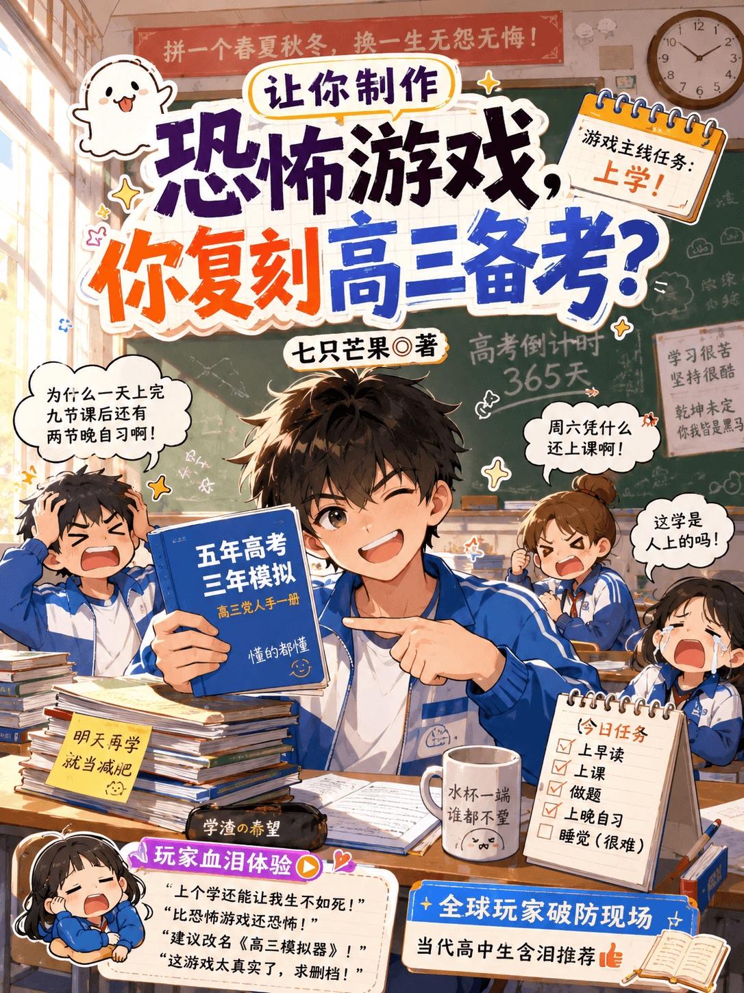 《让你制作恐怖游戏,你复刻高三备考?》